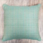 Cojines decorativos de lino belga color celeste AQUA