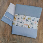 Conjunto de sábana y cobertor para moises